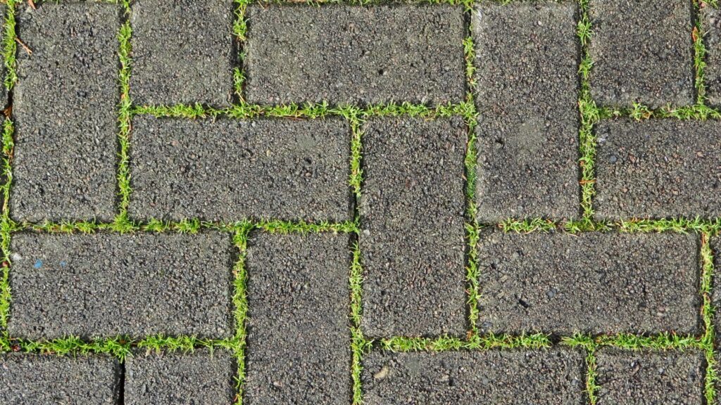 how to lay paving slabs on grass